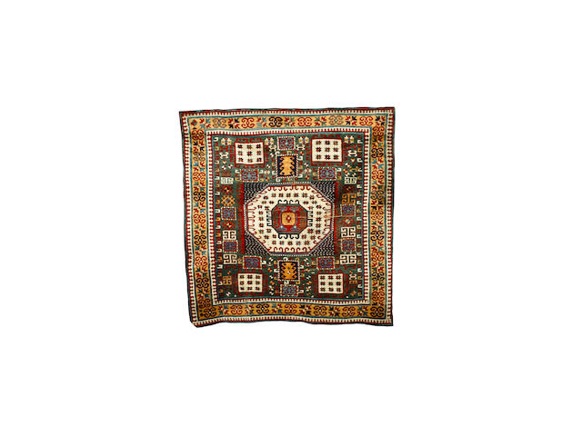 A Karachov Kazak rug Central Caucasus, 6 ft 5 in x 6 ft 3 in (196 x 190 cm) some minor damage