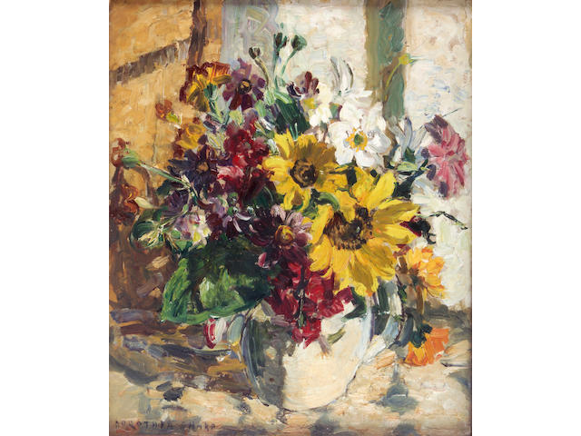 Dorothea Sharp (1874-1955) Still life of mixed flowers 45 x 37cm