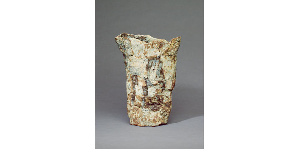 Ewen Henderson a laminated Vase Form, circa 1988 Height 13 1/2in. (34.4cm)