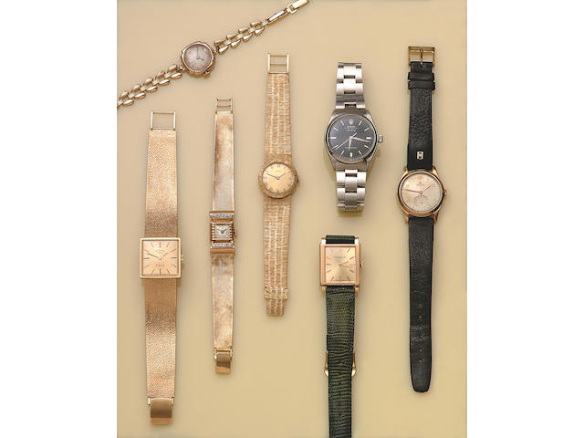 Rolex: a gentleman's stainless steel Oyster perpetual Air King bracelet wristwatch