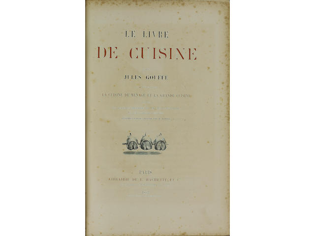 Gouff&#233; (Jules) Le livre de cuisine