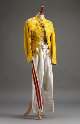 Freddie Mercury's stage costume, 1980s,