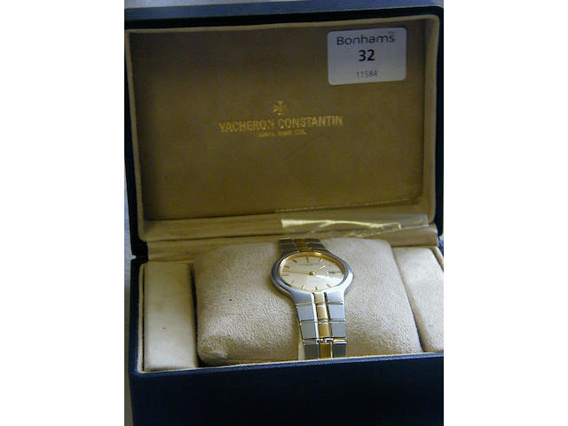 Gents steel & gold bracelet watchVacheron & Constantin automatic with date