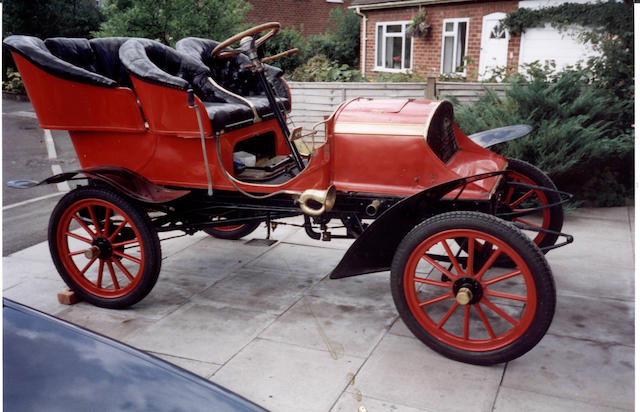 1904 Franklin 12hp Four Cylinder Detachable Rear Entrance Tonneau  Chassis no. 409