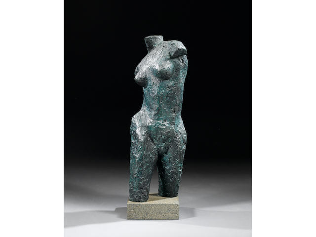 Dame Elisabeth Frink R.A. (1930-1993) Female torso 80 cm. (31 1/2 in.) (high) (including base)