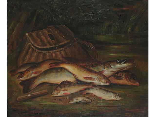 Stephen Elmer (British, 1717-1794) 'A Mornings Catch', 24 3/4 x 29 3/8 in. (63 x 74.7 cm.)