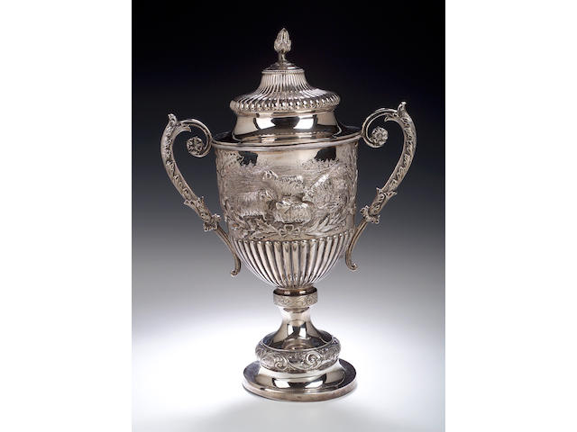 Inverness, A twin handled cup and cover, by Ferguson & Macbean of Inverness, with Edinburgh hallmarks for 1897, and F&McB, dromedary INVS, to the lid Edinburgh hallmarks and F&McB, dromedary and INESS, to the body,