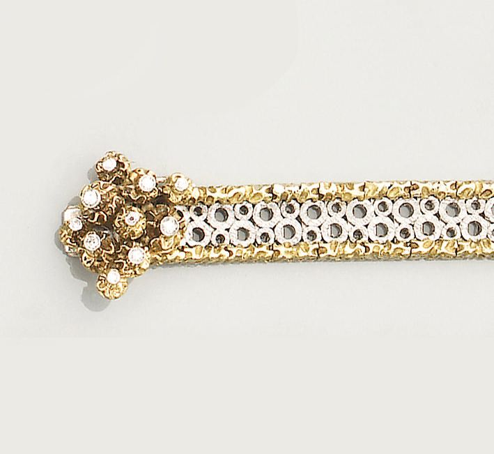 A diamond set bracelet