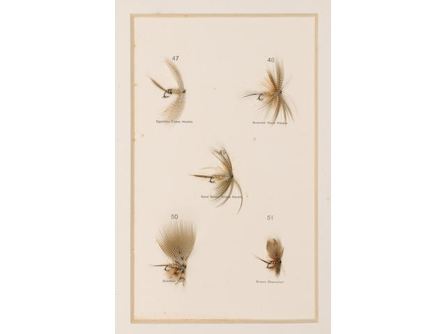 HALFORD (FREDERIC M.) Dry Fly Entomology. A Brief Description of Leading Types of Natural Insects serving as Food for Trout and Grayling with the 100 Best patterns of Floating Flies, 2 vol.