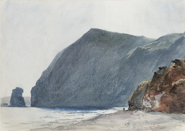 William Callow (British, 1812-1908) Sidmouth, Devon 25.5 x 36 cm. (10 x 14 1/4 in.)