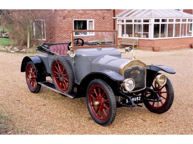 1913 Rover 12hp Two Seater Tourer  Chassis no. 1141 Engine no. 1141
