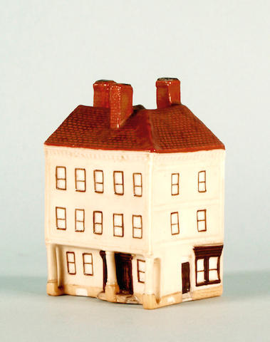 A WH Goss model of Dr Samuel Johnson's House, Lichfield,
