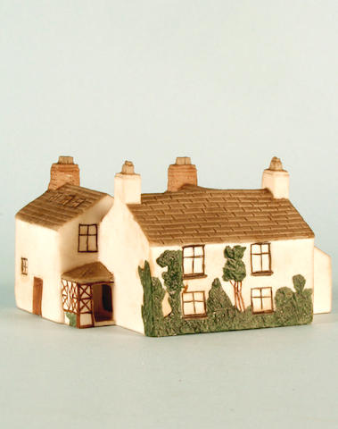 A WH Goss model of William Wordsworth's Home, Dove Cottage, Grasmere,