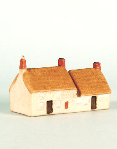 A WH Goss model of The First and Last Post Office at Sennen, Cornwall,