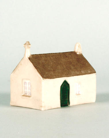 A WH Goss model of St Nicholas Chapel, St Ives,