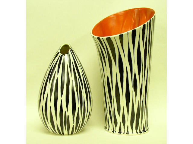 A pair of Beswick vases,