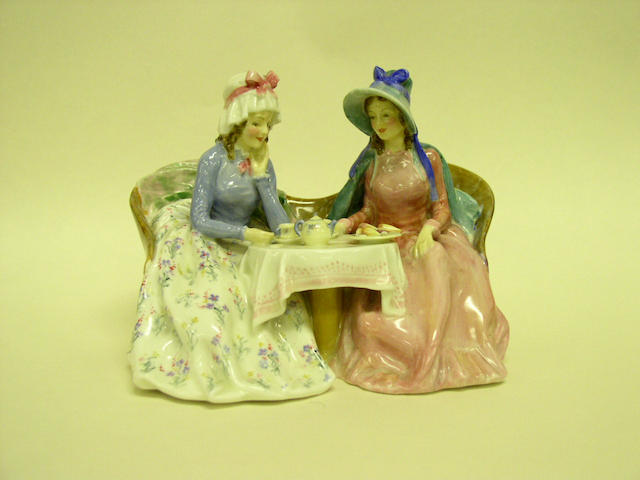 A group of Royal Doulton figurines,