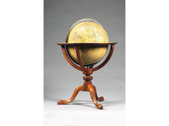 A Cary's 12-Inch Table Terrestrial Globe, English, published 1825,