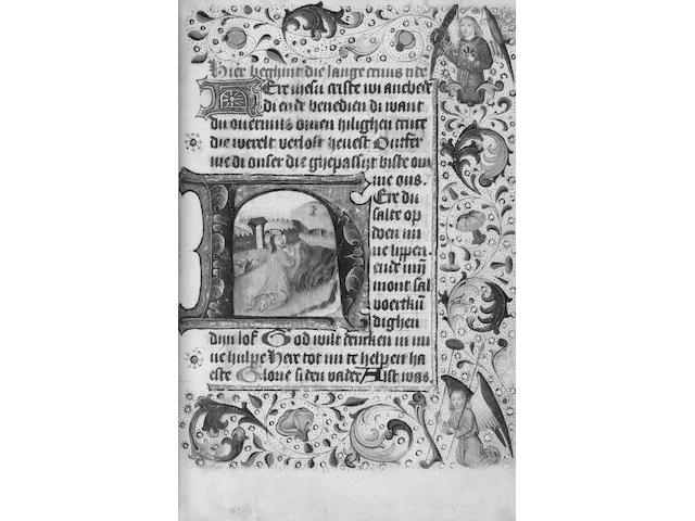 BOOK OF HOURS Book of Hours, Use of Utrecht, in Dutch