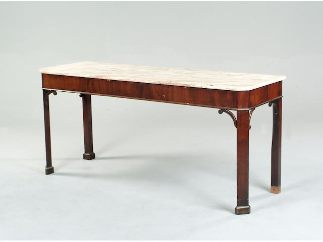 A George III mahogany serving table