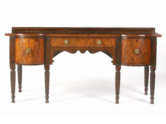 A 19th Century mahogany sideboard,