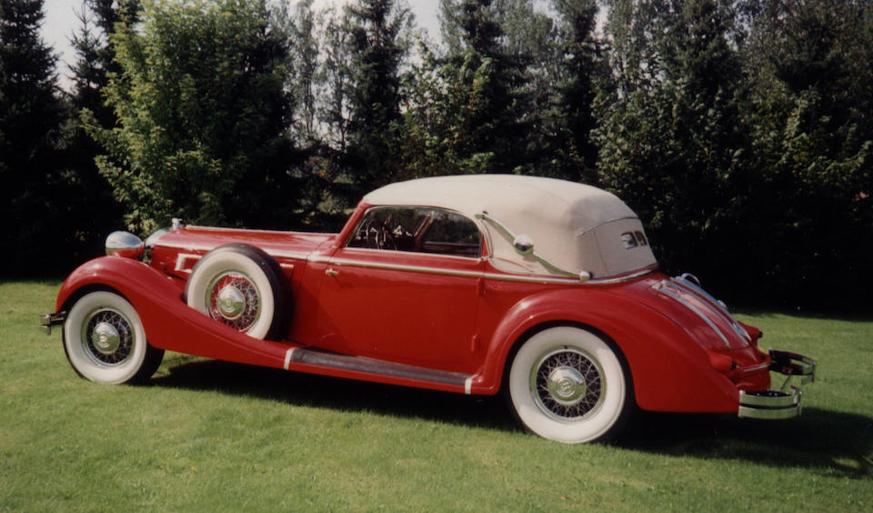 1935 Horch 853 Cabriolet  Chassis no. 853 169 Engine no. 850 471