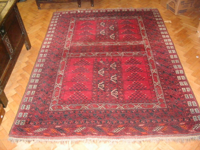 An Afghan Haatchli rug,