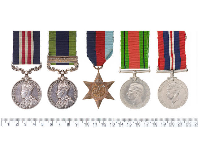 A rare Interwar M.M. group of five to Sergeant P.C.Smith, Royal Signals,