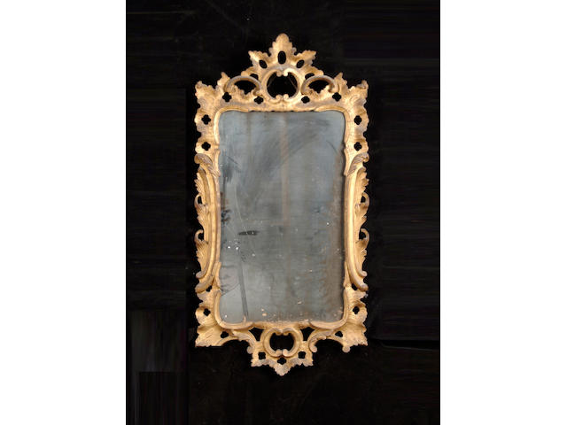 A George III style giltwood mirror