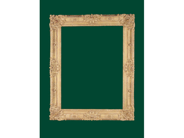 A French early 18th Century carved and d&#233;cap&#233; R&#233;gence frame,