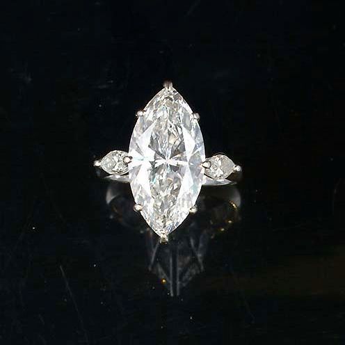 A diamond single-stone ring