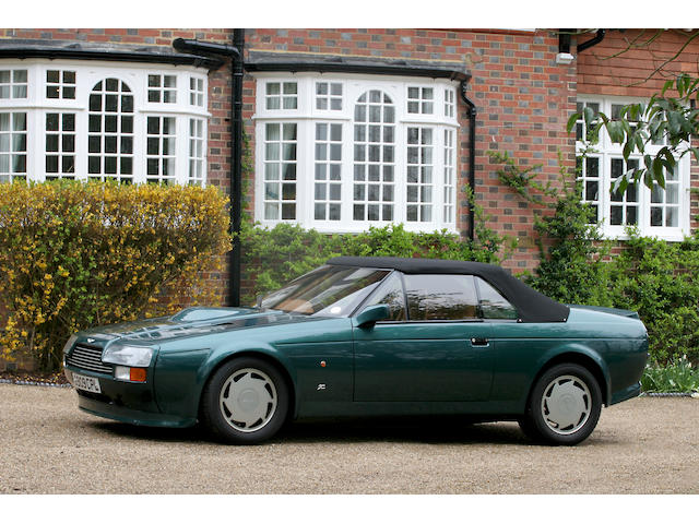 1990 Aston Martin V8 Vantage Zagato Volante  Chassis no. SCFCV81Z2KTR30043 Engine no. V/580/0043/X
