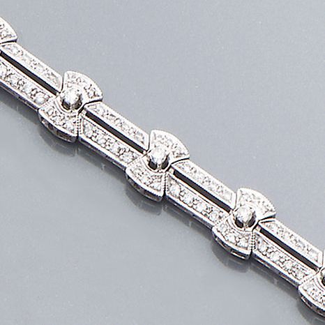 A diamond set bracelet