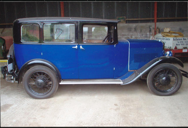 1931 Swift 10hp P-Type Saloon  Chassis no. 43748 Engine no. 747