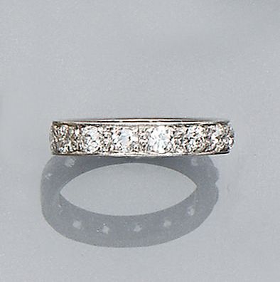 A diamond eternity ring