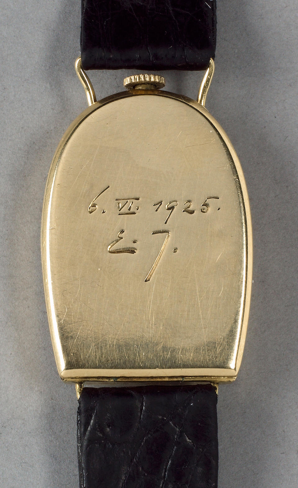 A rare Mido gold 'Bugatti' wristwatch presented to Elizabeth Junek, Swiss, 1925,