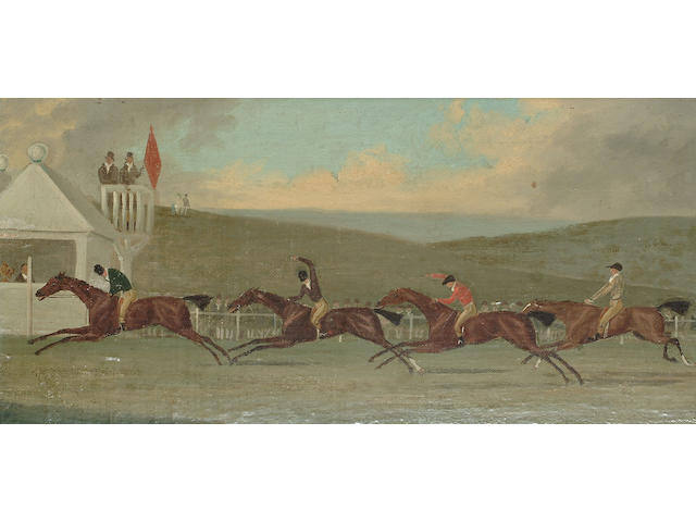 English School, Early 19th Century The Start; The Finish, each 19.3 x 37.8 cm (7 5/8 x 14 7/8 in) (2)