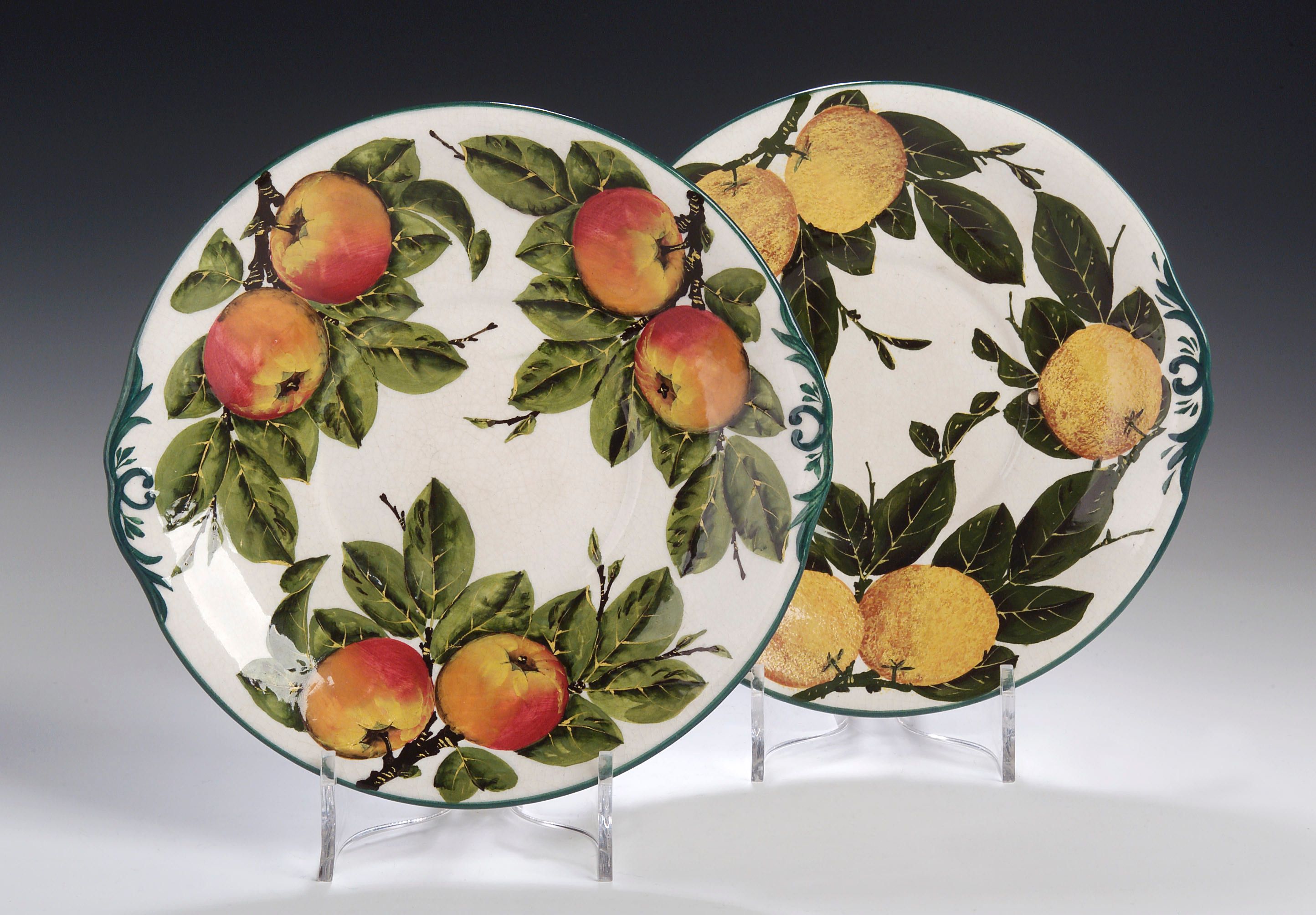 'Oranges', A Wemyss Bread Plate,