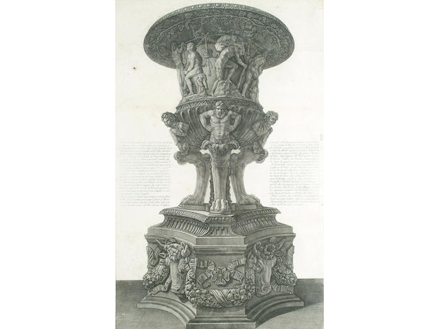 Giovanni Battista Piranesi Vaso antico di Marmo, (P) 73 x 46 cm (28 3/4 x 18 1/8 in)
