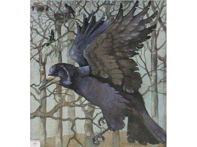 Ralston Gudgeon (20thc) Crows