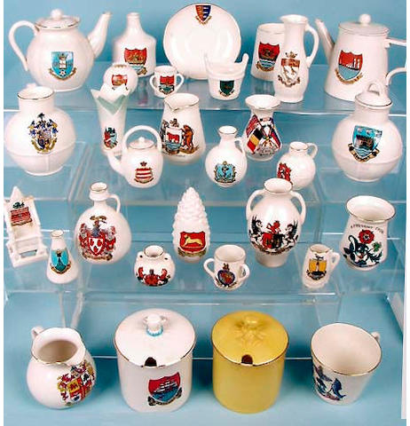 A quantity of Goss crested china