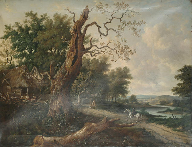 Henry Mayle Whichelo Snr. (British, 1800-1884) 'Wood Farm near Godalming, Surrey', 71 x 91.5 cm (27 7/8 x 36 in)