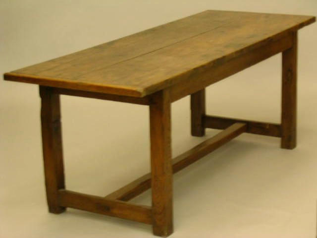 A 17th Century style oak refectory table,