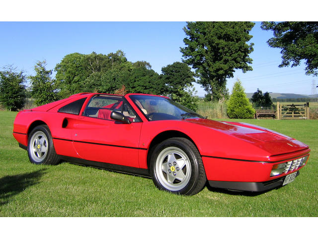 4,500 miles from new,1989 Ferrari 328GTS Targo Convertible Coupe  Chassis no. To Be Advised Engine no. 18127