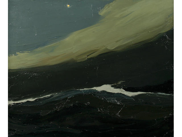 Sir Kyffin Williams (born 1918) 'The Wave', 50 x 60cm.