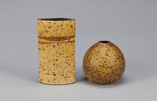 Joanna Constantinidis a flattened Vase Form Height 7 1/4in. (18.5cm)