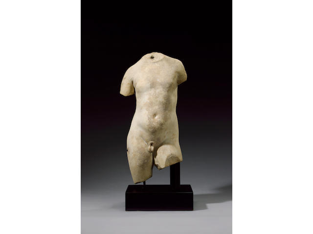 A Roman marble torso