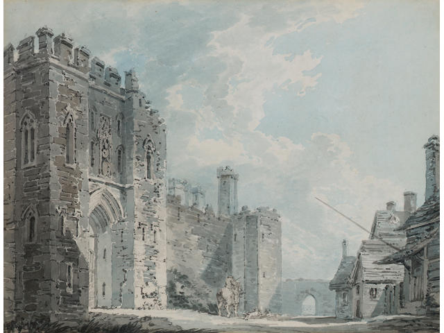 Joseph Mallord William Turner R.A. (British, 1775-1851) The Gateway, Rochester 20 x 26 cm. (8 x 10 1/4 in.)
