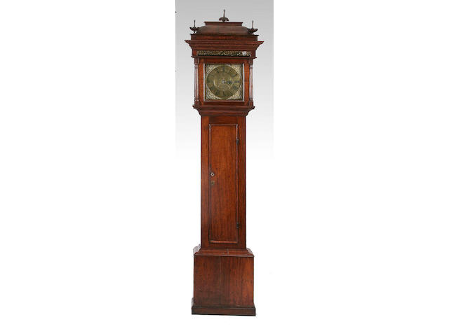 An unusual oak and walnut thirty-hour longcase clock with half-hour strike, Joseph Cooper, Malpas, circa 1730,