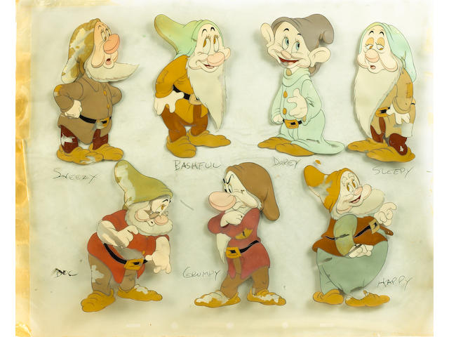 A Walt Disney celluloid from "Snow White and the Seven Dwarfs"